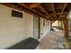 Walkout basement with stone patio and exterior door at 746 Springwood Dr # 14&15, Mount Gilead, NC 27306