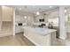 Modern kitchen with stainless steel appliances and island at 2465 Palmdale Walk Dr, Fort Mill, SC 29708