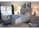 Spacious main bedroom with a plush bed and updated decor at 7109 Idlewild Brook Ln # 11, Charlotte, NC 28212