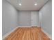 Spacious bedroom featuring hardwood floors and neutral wall tones at 607 Ligon St, Shelby, NC 28150