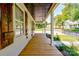 Charming front porch with wooden flooring and a covered ceiling at 607 Ligon St, Shelby, NC 28150
