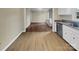 Kitchen with stainless steel appliances and light floors at 1525 Vanderlip Dr, Gastonia, NC 28052