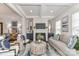 Spacious living room with fireplace and built-ins at 5055 Elm View Dr # 25, Charlotte, NC 28277