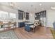 Modern kitchen with stainless steel appliances and dark blue cabinetry at 5051 Elm View Dr # 26, Charlotte, NC 28277