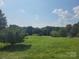 Open land with lush grass, trees, and distant houses at 275 Hiddenite Church Rd, Hiddenite, NC 28636