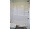 Clean shower with built-in shelves and glass enclosure at 500 Doffin Ln, Gastonia, NC 28052