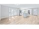 Open concept kitchen with island and access to backyard at 335 Davidson Hwy, Concord, NC 28027