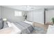 Comfortable bedroom with a queen-size bed, ample closet space and hardwood floors at 335 Davidson Hwy, Concord, NC 28027