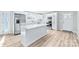 Modern kitchen with stainless steel appliances and an island at 335 Davidson Hwy, Concord, NC 28027