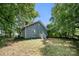 Gray house exterior with green door and steps at 225 Flint St, Charlotte, NC 28216