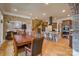 Gourmet kitchen with granite counters, stainless steel appliances, and an island at 277 Tradition Dr, Mount Gilead, NC 27306