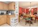 Kitchen with ample cabinetry and view into dining area at 1071 Hawks Nest Rd, York, SC 29745