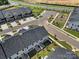 Aerial view of townhouses, playground, and parking lot at 1816 Teachers House Nw Rd, Concord, NC 28027