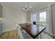 Bright dining room with french doors leading to backyard at 1816 Teachers House Nw Rd, Concord, NC 28027