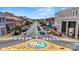 Aerial view showcasing the town's streets and cityscape at 731 Olde England Dr, Lincolnton, NC 28092