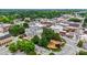 Aerial view of the neighborhood, showing homes and businesses at 731 Olde England Dr, Lincolnton, NC 28092