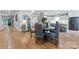 Bright kitchen with island, stainless steel appliances, and white cabinets at 534 Coman Ln, Kings Mountain, NC 28086