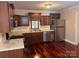 Well-equipped kitchen, featuring dark wood cabinetry at 300 N Fulton St # 11, Salisbury, NC 28144