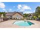 Community swimming pool with a surrounding fence at 4759 Polo Gate Blvd, Charlotte, NC 28216
