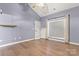 Bright bedroom with hardwood floors and a window with natural light at 4759 Polo Gate Blvd, Charlotte, NC 28216