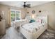 Charming bedroom with twin beds, nautical decor, and light flooring at 18641 Harborside Dr, Cornelius, NC 28031