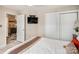 Spacious bedroom with a large closet and built-in shelving at 18641 Harborside Dr, Cornelius, NC 28031