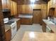 Kitchen with wood cabinets and appliances at 1270 Stanback Rd, Mount Gilead, NC 27306