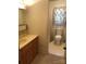 Bathroom with vanity, toilet and shower at 1270 Stanback Rd, Mount Gilead, NC 27306