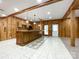 Finished basement with bar, kitchen, and ample space at 2510 Doster Rd, Monroe, NC 28112