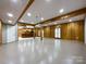 Large finished basement with wood walls and a spacious layout at 2510 Doster Rd, Monroe, NC 28112