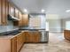 Kitchen with stainless steel appliances and double sink at 2510 Doster Rd, Monroe, NC 28112