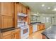 Spacious kitchen featuring ample cabinetry and modern appliances at 241 Spring Shore Rd, Statesville, NC 28677