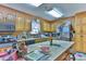 Kitchen with large island and ample counter space at 225 Frye Hts, Taylorsville, NC 28681