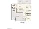 First floor plan featuring a kitchen, great room, and study at 213 E Warfield Dr, Mooresville, NC 28115