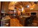 Spacious kitchen with custom cabinetry and granite countertops at 1235 Bob Falls Dr, Shelby, NC 28150