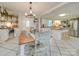 Charming kitchen with a farmhouse table and white cabinetry at 540 Harbor Rd, Norwood, NC 28128