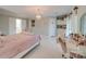 Bright bedroom with a queen bed, and built-in vanity area at 540 Harbor Rd, Norwood, NC 28128
