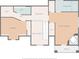 Two-story floor plan with primary bedroom, bath, sitting room and balcony at 540 Harbor Rd, Norwood, NC 28128