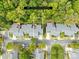 Aerial view of the property, showing its location within the community and lot size at 10320 Berkeley Pond Dr, Charlotte, NC 28277