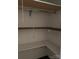 Closet with wooden shelves and a hanging rod at 106 Dons Ct, Shelby, NC 28150