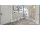 Clean bathroom with white vanity and shower/tub combo at 4319 Hovis Rd, Charlotte, NC 28208