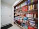 Well-organized pantry with ample shelving for storage at 4616 Canal Rd, Marshville, NC 28103