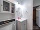 Bathroom with vanity, toilet, and access to other rooms at 4616 Canal Rd, Marshville, NC 28103