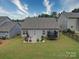Aerial view of home with backyard and trampoline at 165 Old Harbor Dr, Mount Gilead, NC 27306