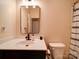 Clean bathroom with vanity, toilet, and shower at 165 Old Harbor Dr, Mount Gilead, NC 27306