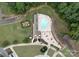 Community pool with lounge area at 165 Old Harbor Dr, Mount Gilead, NC 27306