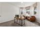 Cozy office space with two leather chairs and a desk at 7055 Stella Pl, Stanley, NC 28164