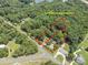 Aerial view of property near lake, showing lot lines at 4537 Sunrise Beach Rd, Catawba, NC 28609