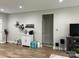 Coffee bar with coffee maker, shelving, and ample counter space at 4050 Fairview Ln, Maiden, NC 28650