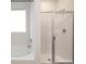 Bathroom featuring a shower and garden tub at 1417 6Th Ne St, Hickory, NC 28601